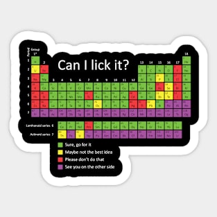 Can I lick it? Sticker